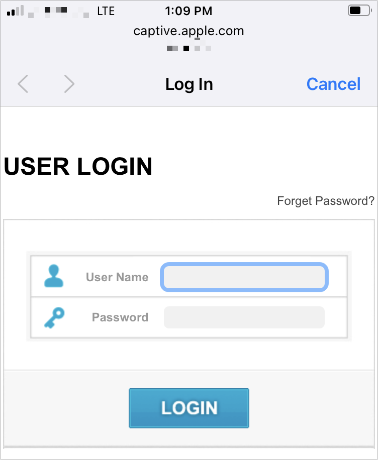 Issues with Home Login
